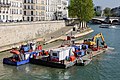 Dredging in the Seine River
