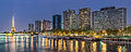 Front de Seine as seen from the Pont Mirabeau