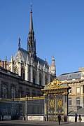 North facade of Sainte-Chapelle