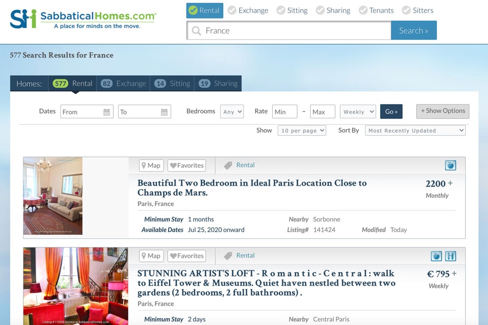 Airbnb Alternatives | Sabbatical Homes